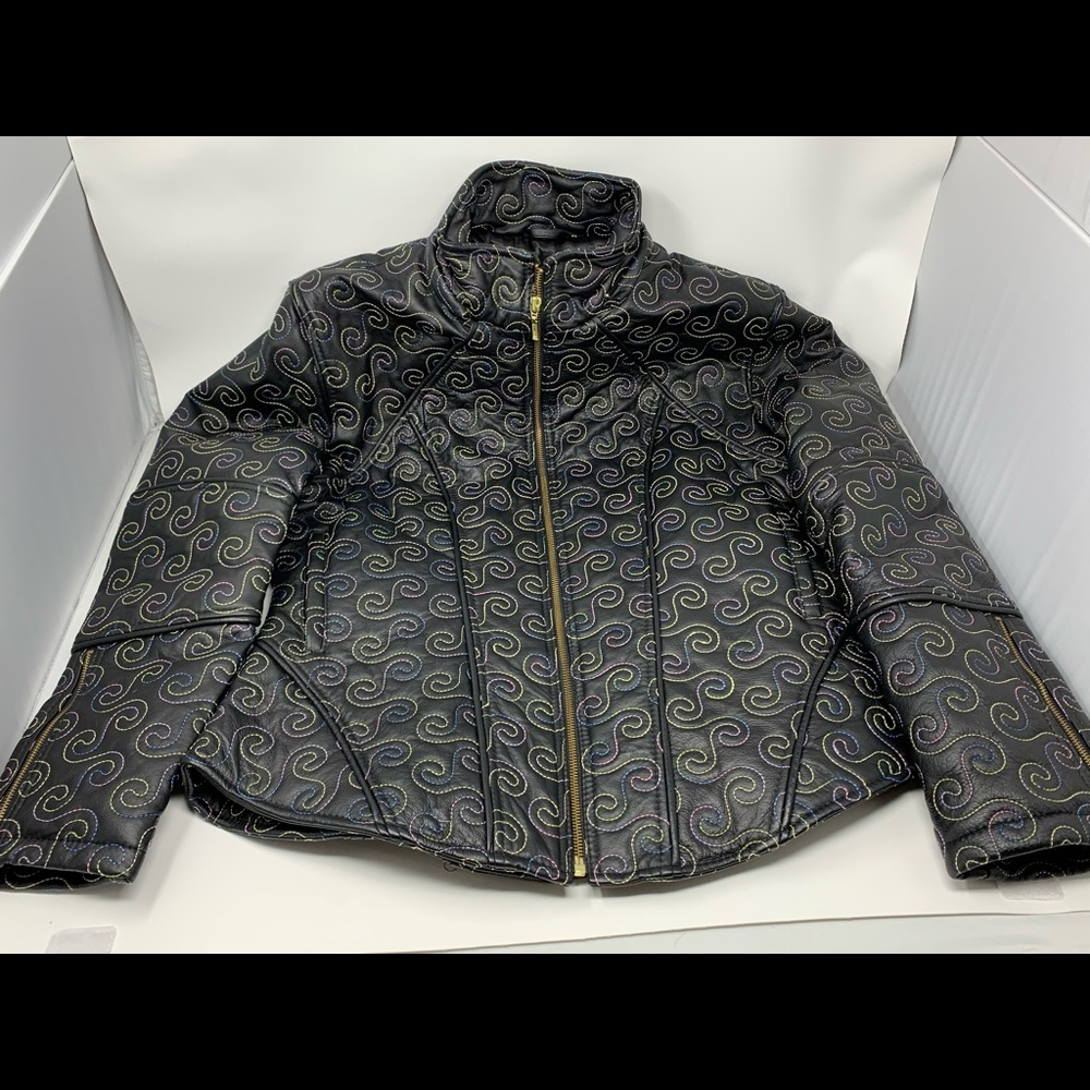 Che Bella Genuine Leather Jacket size Large